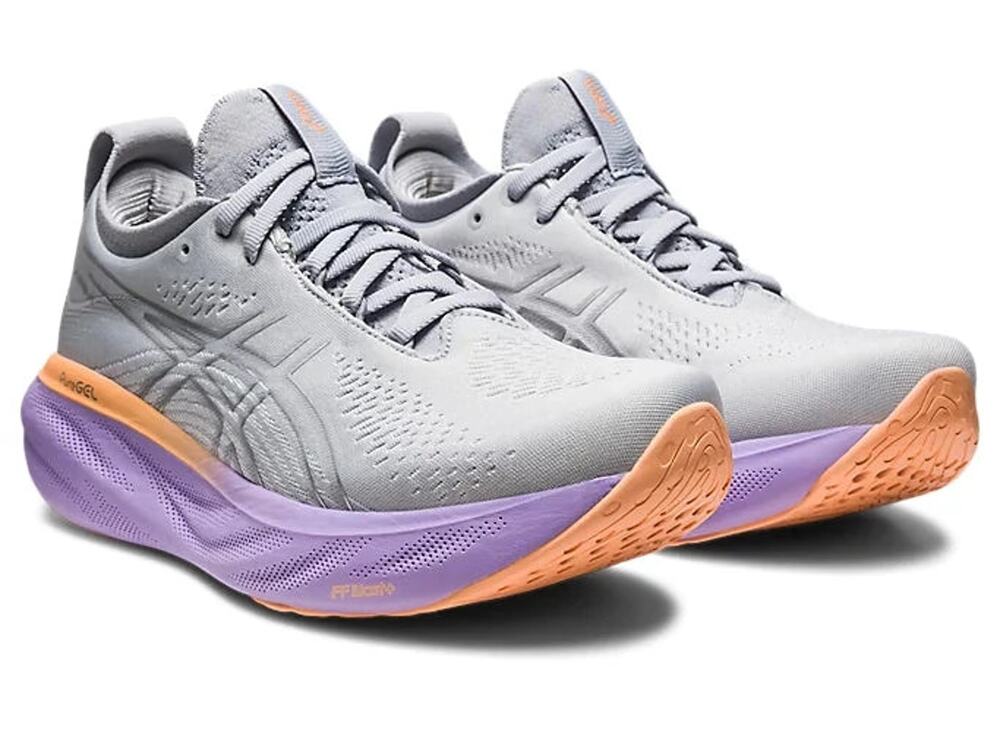 Asics Women's Gel-Nimbus 25 Piedmont Grey/Pure Silver 1012B356 Size 6.5 M